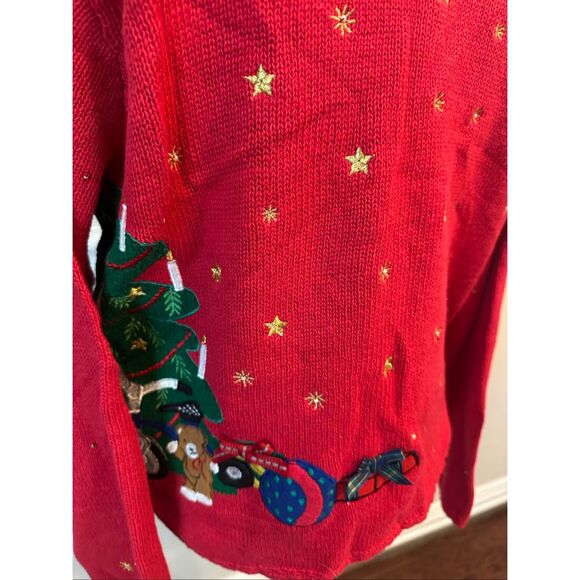 Vintage Deadstock Christmas Vest Size Small NWT - Picture 6 of 7